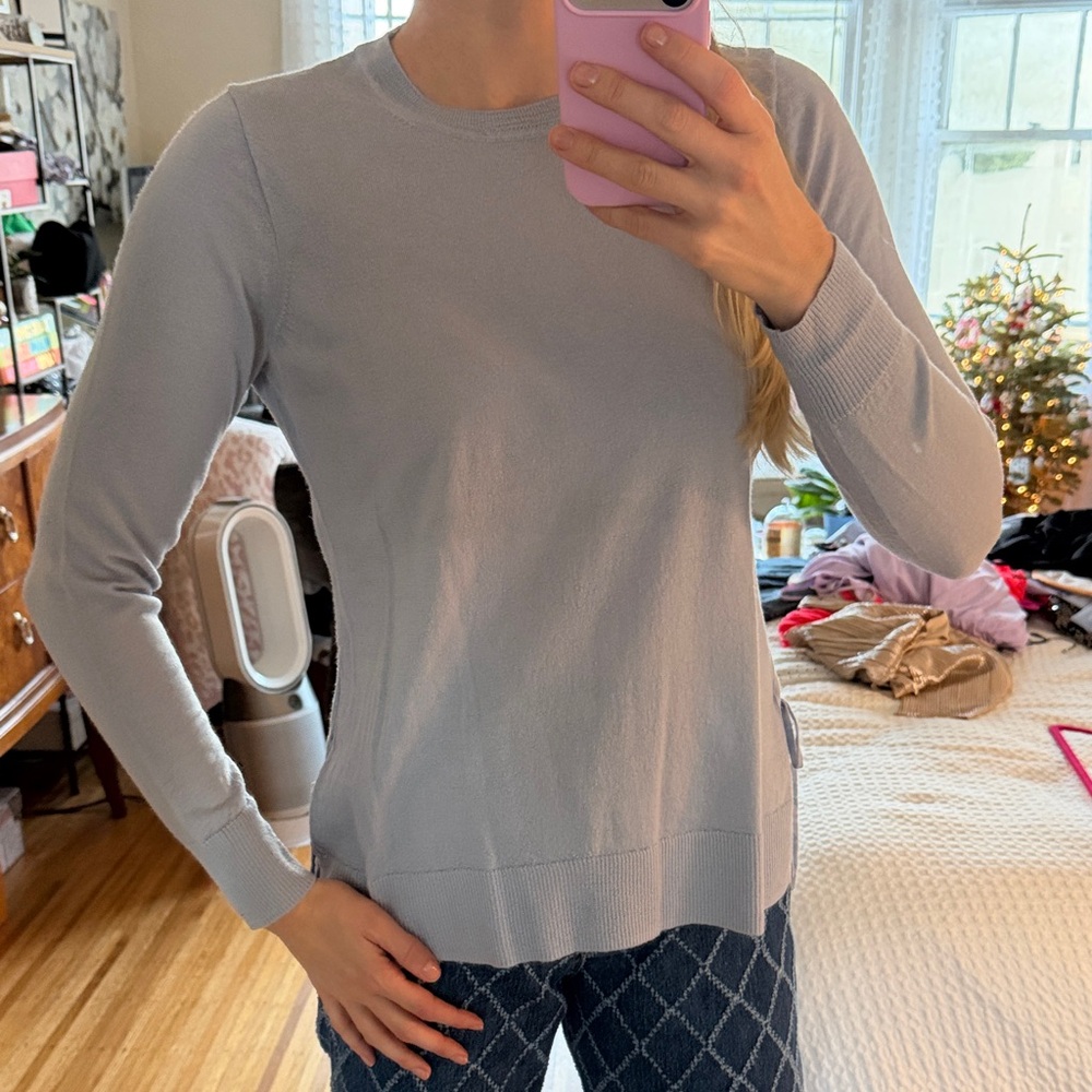 J. Crew Sky Blue Knit Sweater
